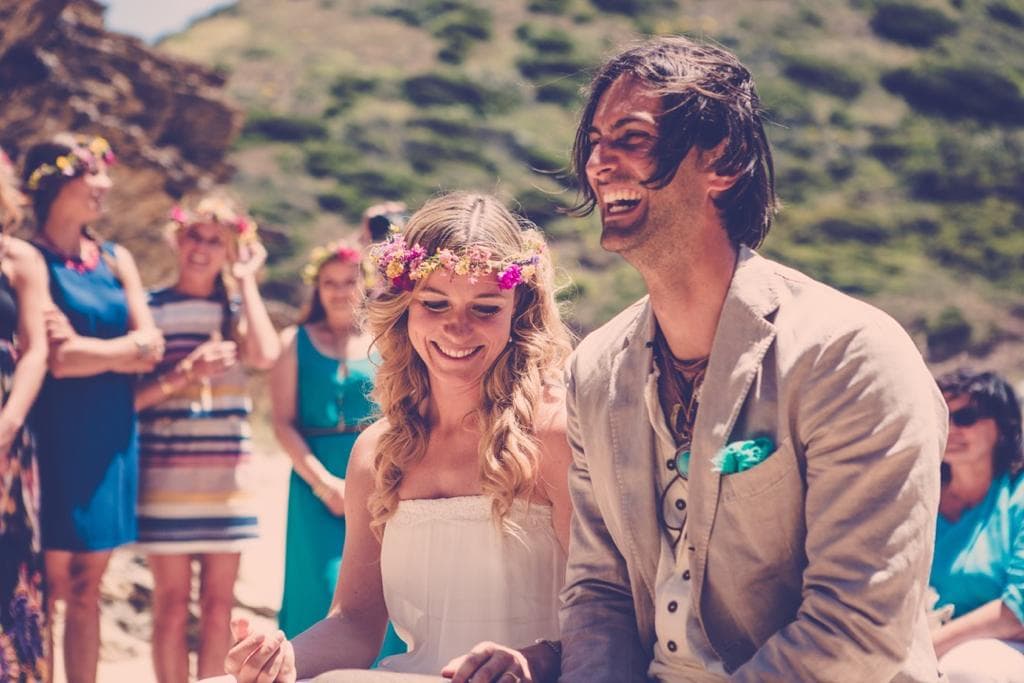 Saskia & Nils auf ihrer Hochzeit