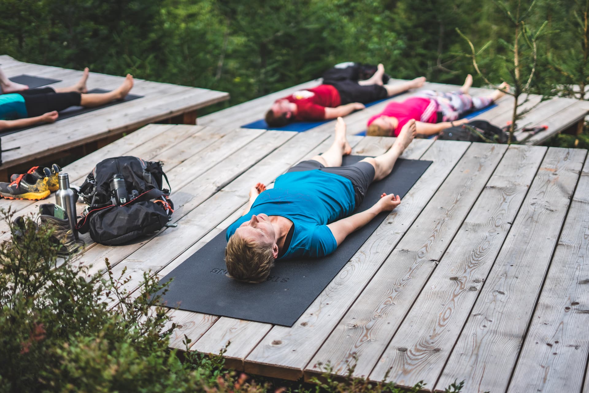 Yoga beim Sporturlaub
