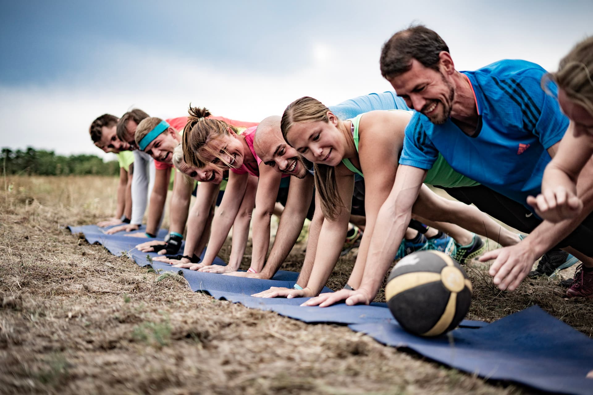 Teilnehmer beim Personal Group Training in Berlin