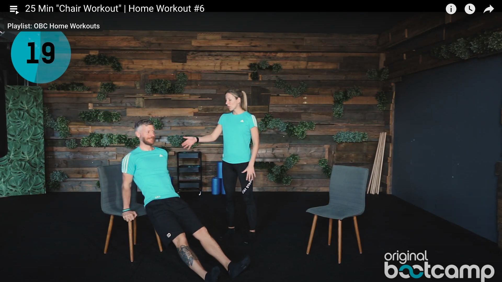 Chair Home Workout vom Original Bootcamp Team