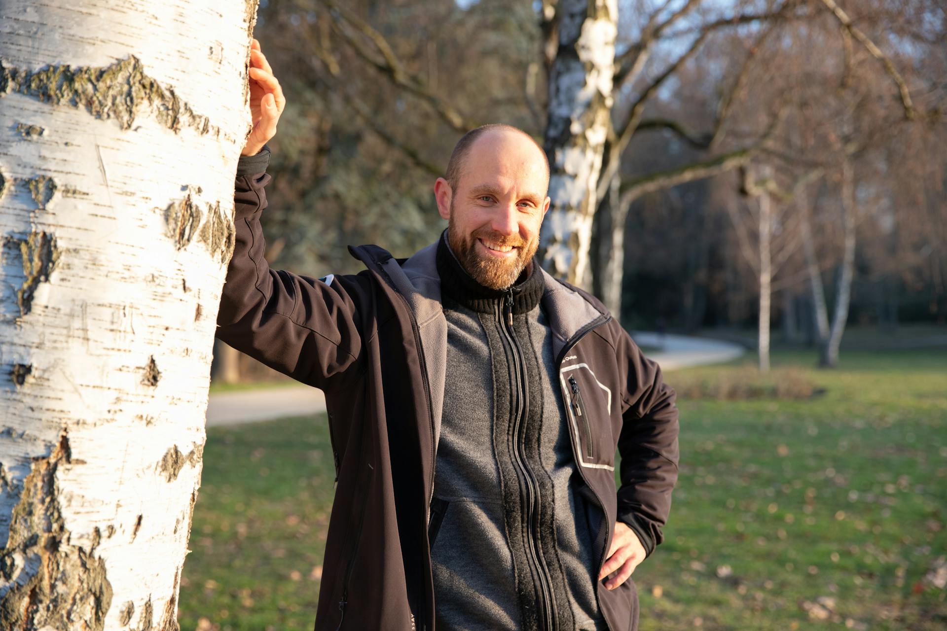 Personal Trainer Helge Thorn im Park