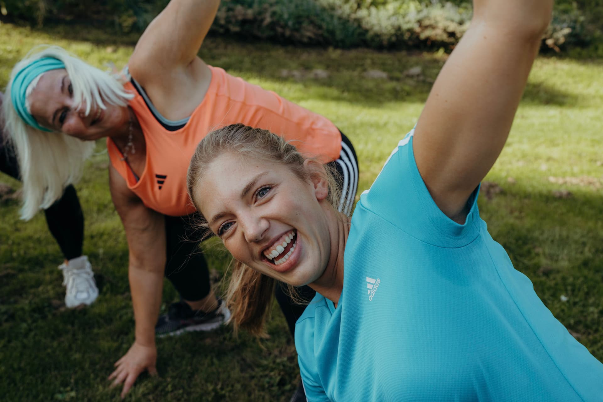 Frauen beim Fitness Workout in Frankfurt