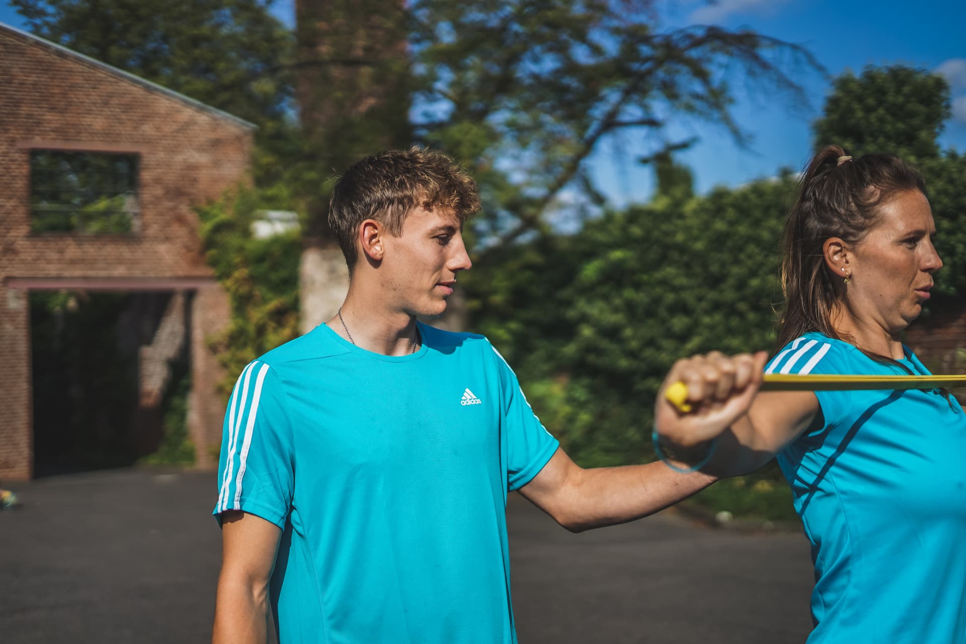 Trainer Jörn Steinmetz coacht Kundnin