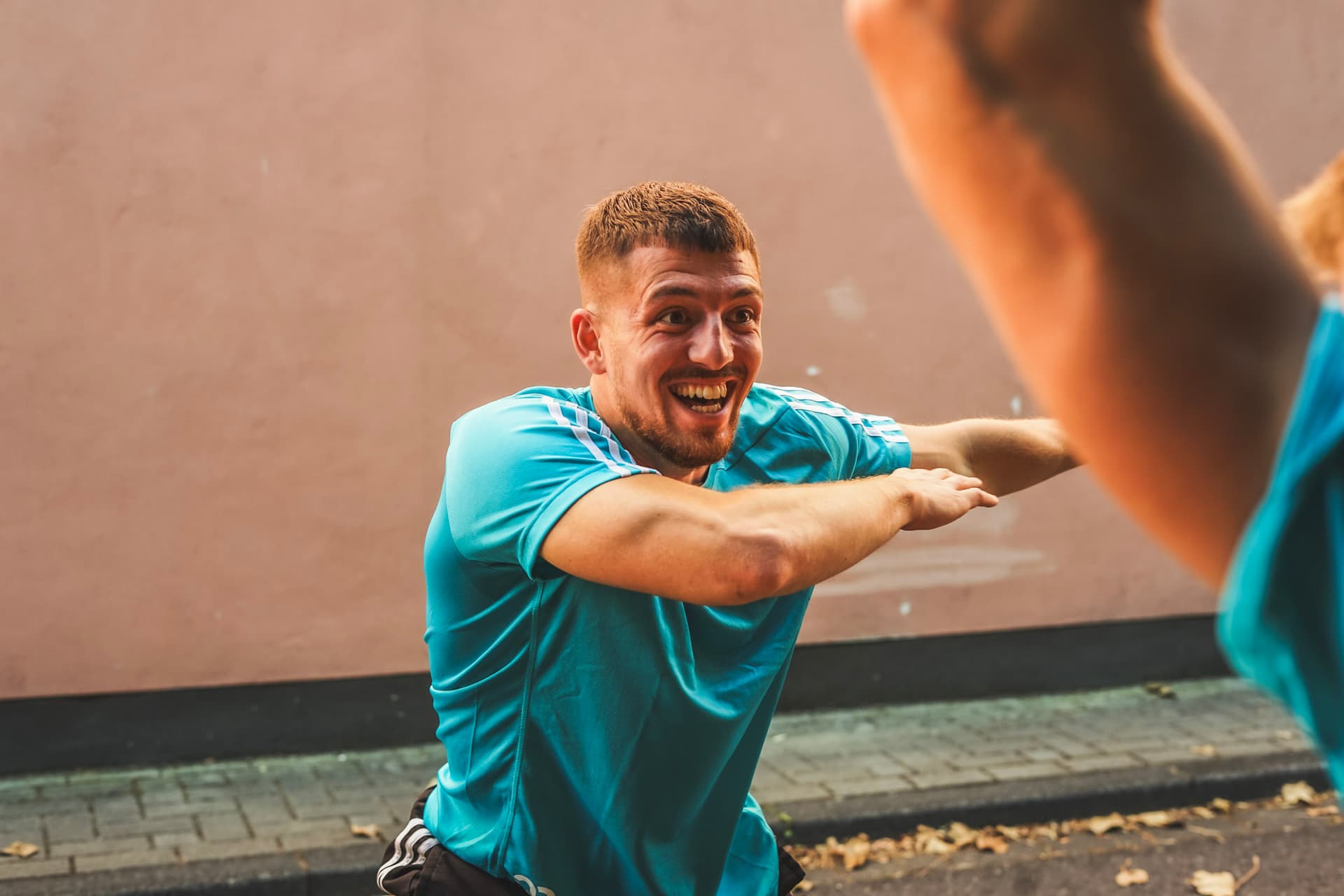 Personal Trainer Henrik aus Köln beim Teamspiel