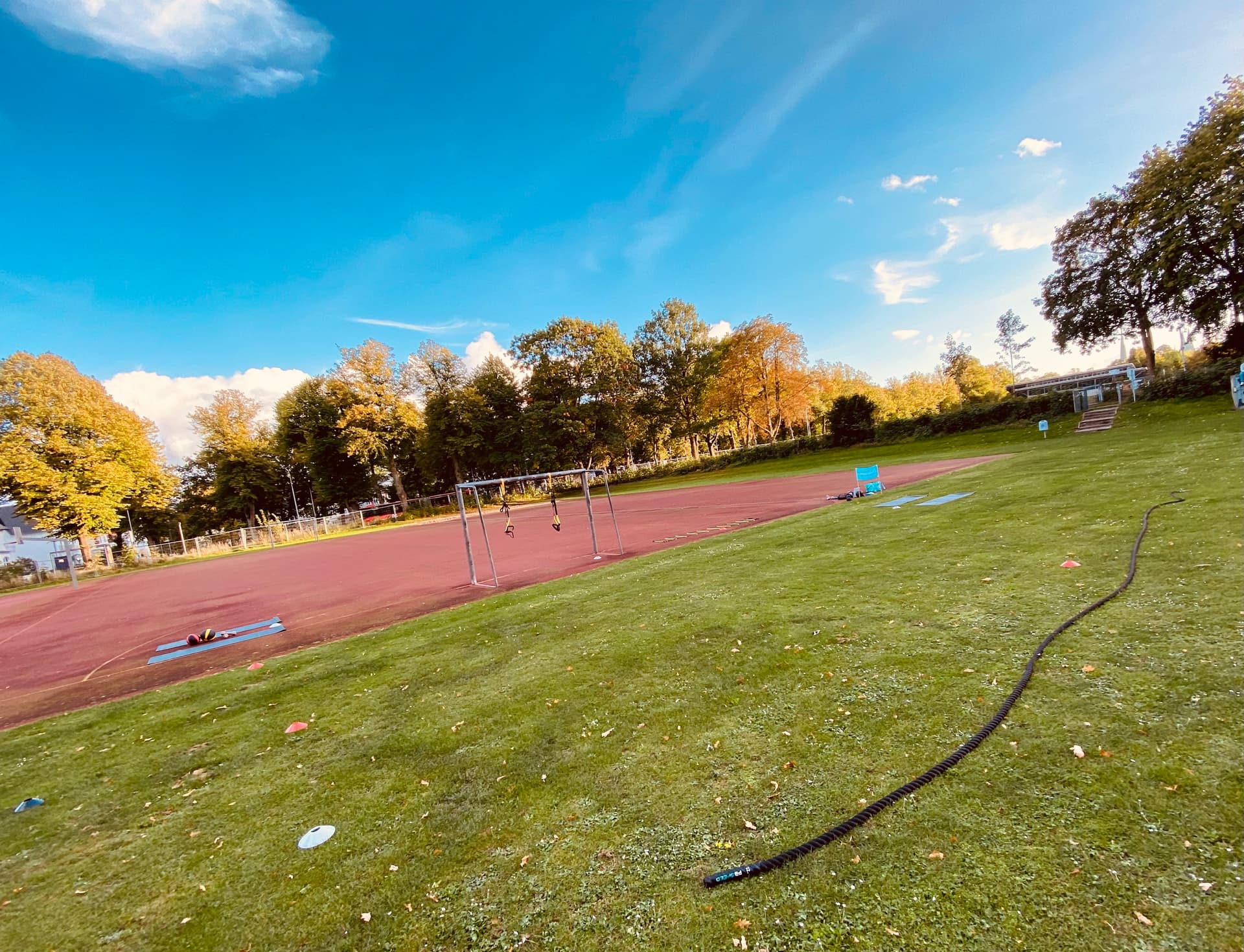 Outdoor Fitness Location in Lübeck am Burgfeld Sportplatz