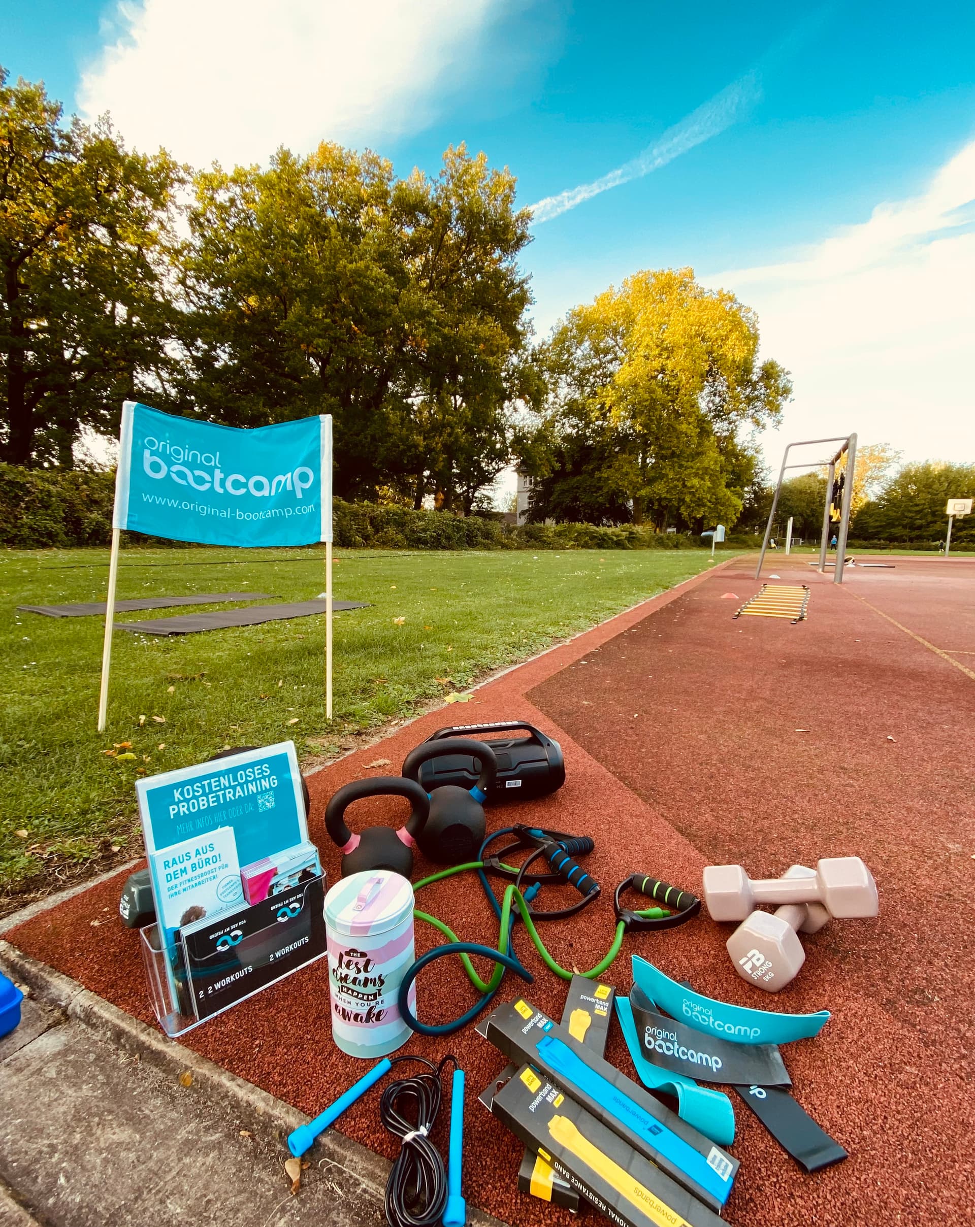 Outdoor Fitness Equipment in Lübeck am Burgfeld Sportplatz