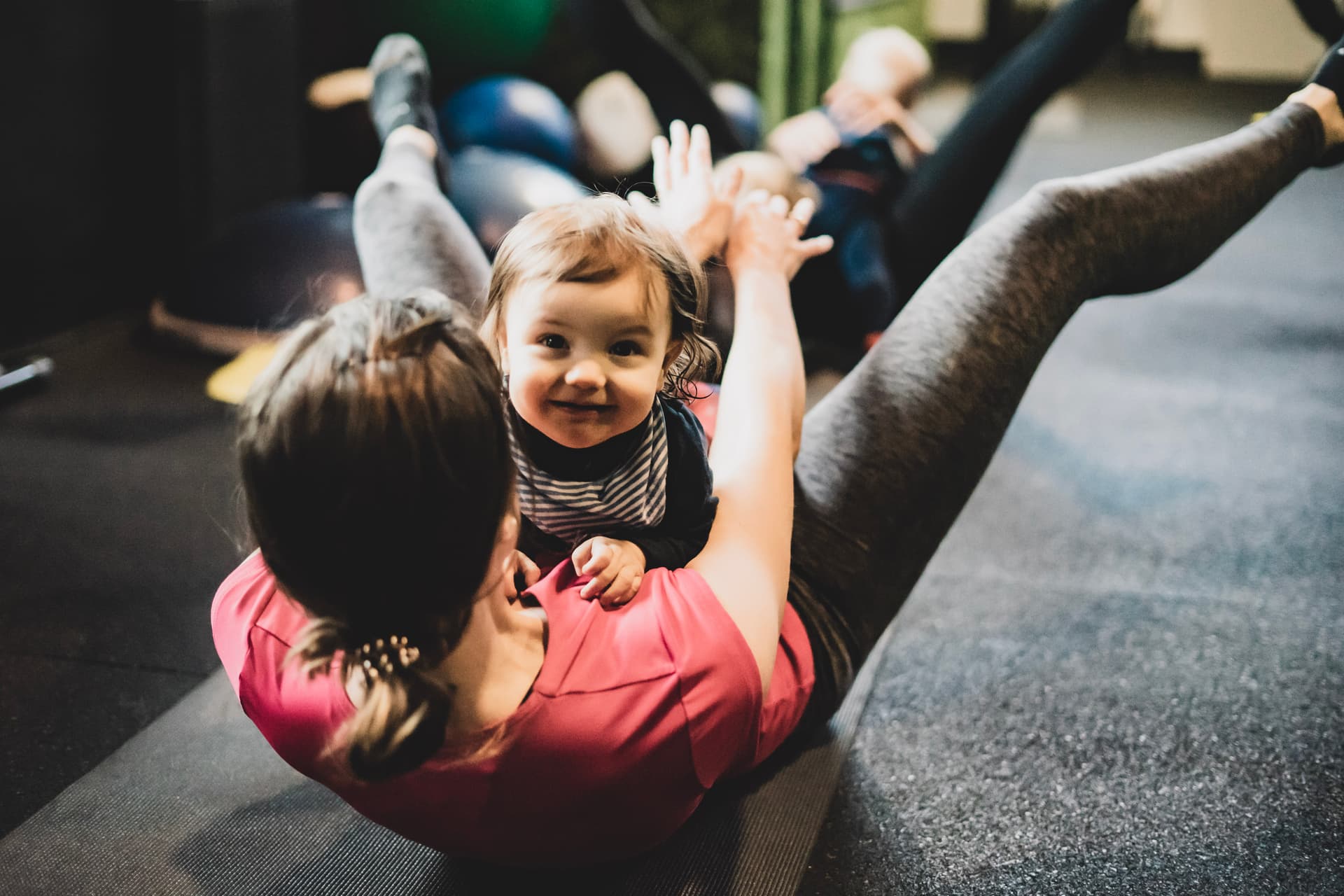 Viel Spaß für Mami und Baby beim Fit Mum Bootcamp