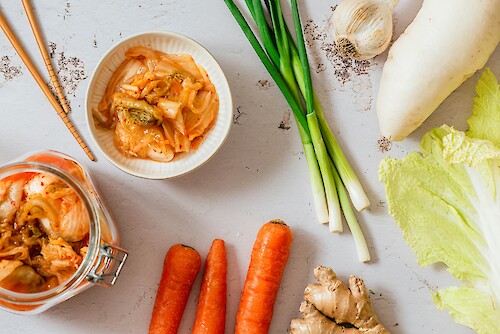 Selbstgemachtest Kimchi - Fermentiertes Gemüse