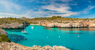 Bucht bei der Frauenreise nach Mallorca